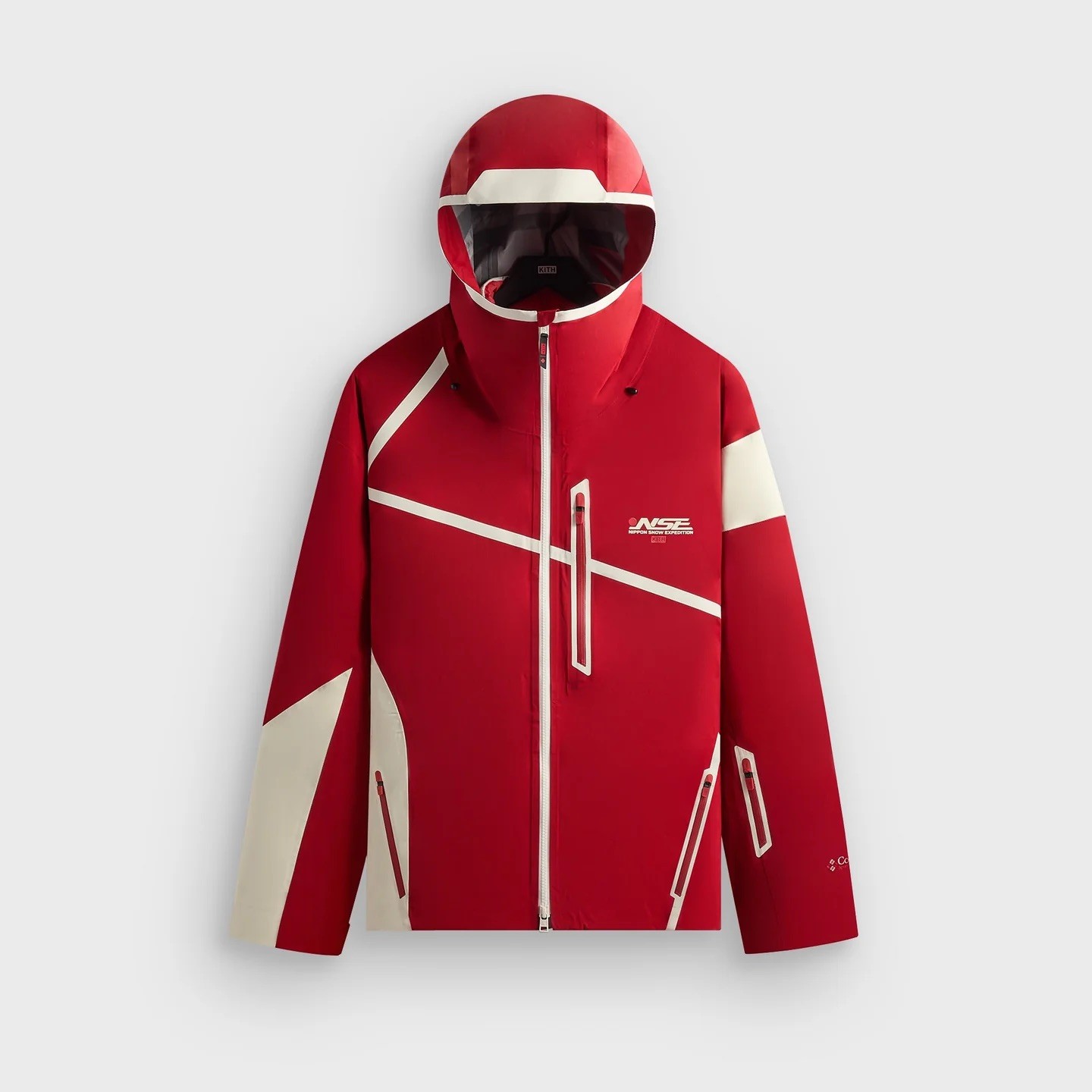 Kith for Columbia 3L Ski Interchange Jacket Red/Verge size large image 2