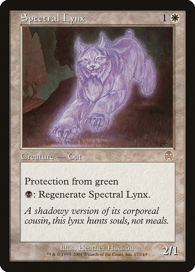 MTG Magic the Gathering Spectral Lynx (17/148) Apocalypse LP