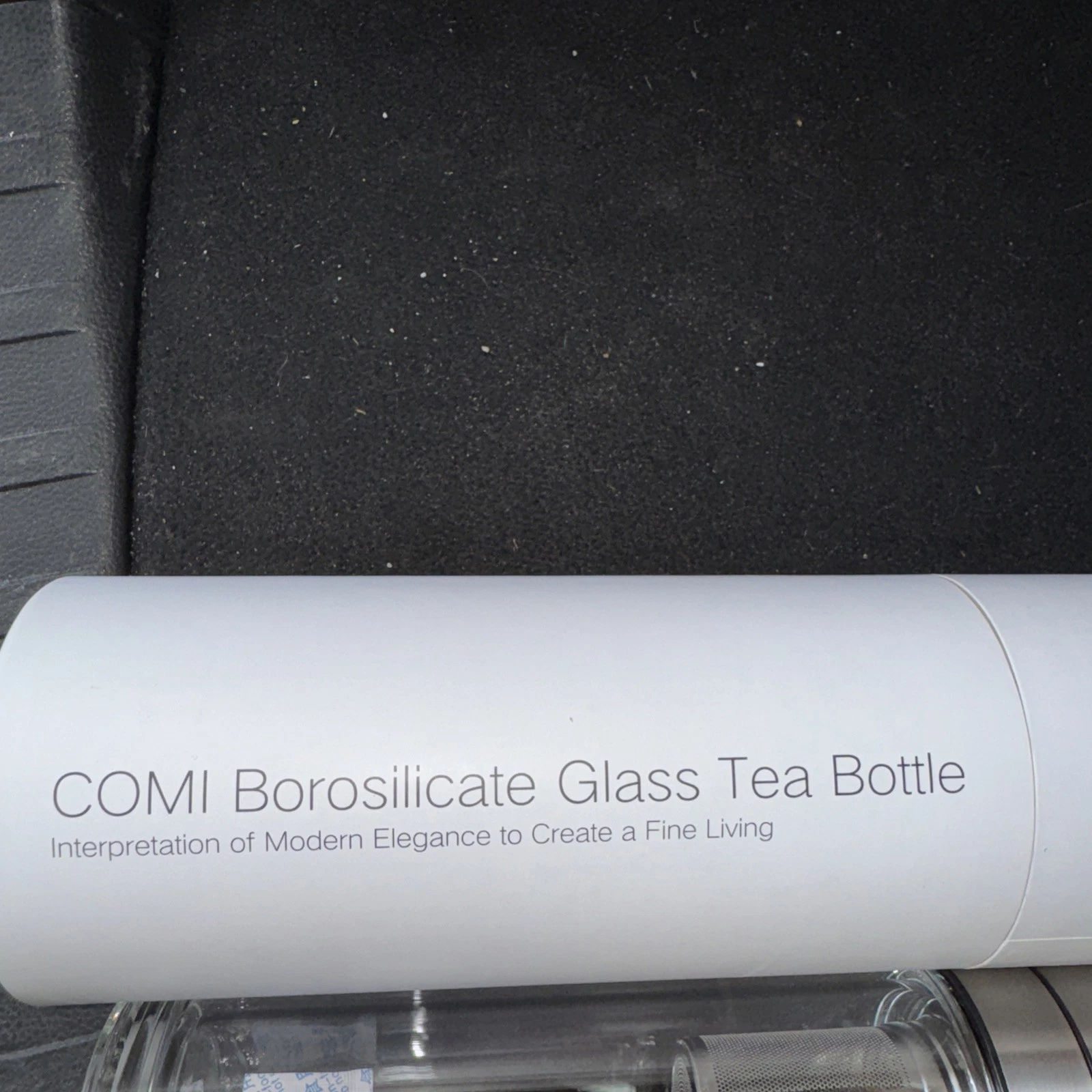 Comi Borosilicate Glass Tea Bottle Interpretation Of Modern Elegance