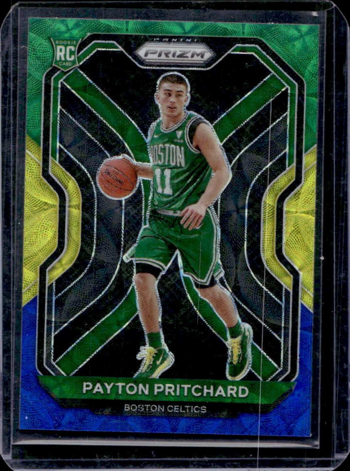2020-21 Prizm Payton Pritchard RC Choice Blue, Yellow and Green Prizm #257