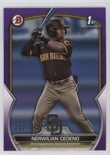2023 Bowman Prospects Purple 202/250 Nerwilian Cedeno #BP-81 15ny