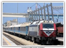 Israel Railways JT 42BW railroad Train Railway