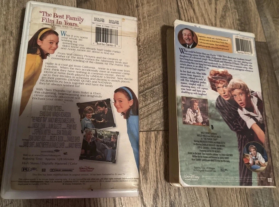 The Parent Trap - Two Movie Collection VHS Foto 3 de 4