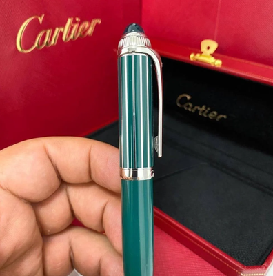 Cartier 2025 Roadster Green Ballpoint Pen – Rare VIP Luxury Pen