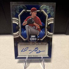 Will Rudy 2023 Elite Extra Edition #HG-WRD Hidden Gems Blue Signatures Milwaukee