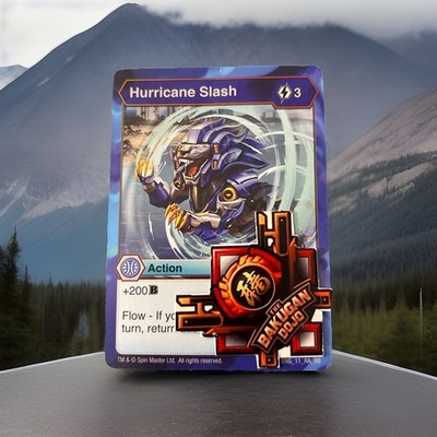 Bakugan Battle Planet Hurricane Slash   Aquos Action Card Rare 11_RA_BB
