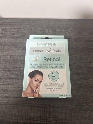 Precision Beauty Under Eye Retinol Pads Puffiness & Dark Circles 5 Pairs New