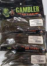 NOS Gambler Sweebo Green Pumpkin Candy 12 Count Ea -3 Packs - 36 Total
