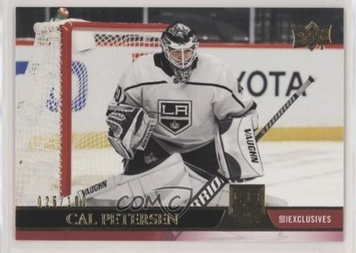 2020-21 Upper Deck Extended Series UD Exclusives 25/100 Cal Petersen #565 p3y