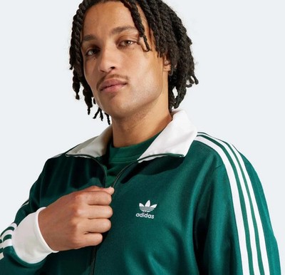 Adidas Originals CLASSIC Track Top Beckenbauer Jacket Green/White