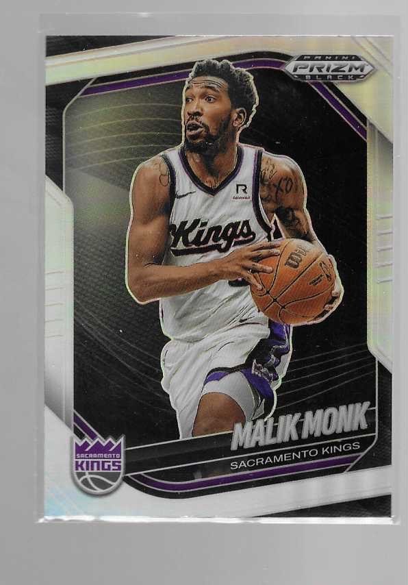 MALIK MONK 2024-25 PRIZM BLACK SILVER PRIZMS  CARD #97