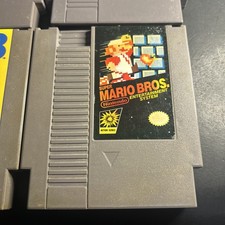 Super Mario Bros. 1,3 Duck & Dr. Mario Nintendo NES Lot TESTED
