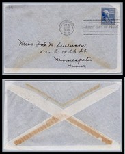 US FDC # 816 11c James Polk  none   1938, 9Q374