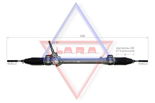 La.R.A. Lenkgetriebe 370006 FüR Toyota-image