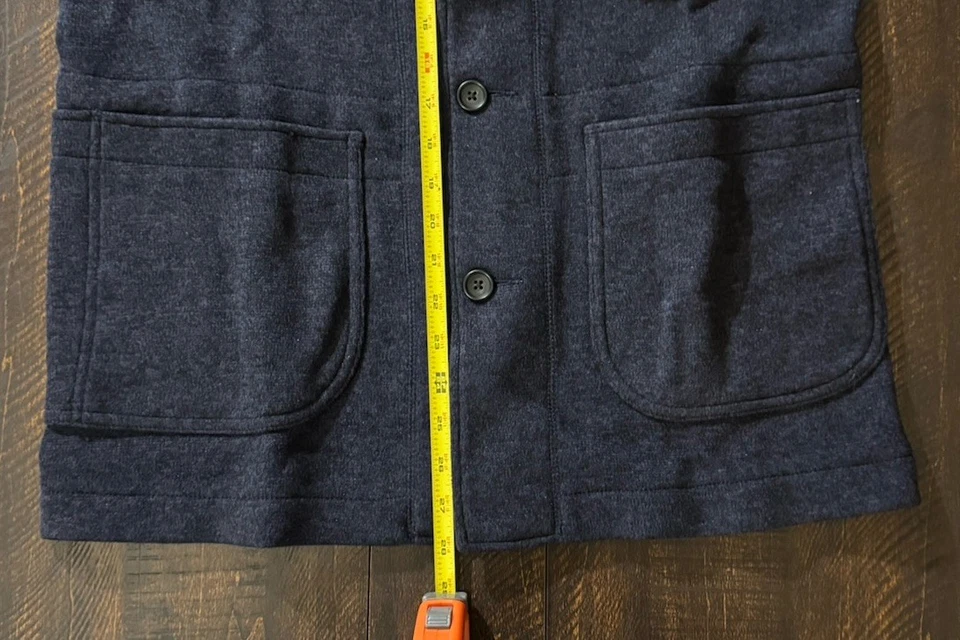 Engineered одежды x Uniqlo флис шаль воротник на заказ куртка темно-синий размер S - Изображение 4 из 4