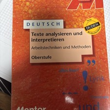 Mentor Abiturhilfe Deutsch - Texte analysieren und interpretieren