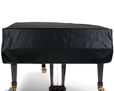 TINDTOP Grand Piano Cover, Leather Dustproof Baby Piano Cover Washable Soft B