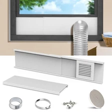 Forestchill Dryer Vent Window Kit, 4" Window Vent Kit with Dryer Vent Cover, ...