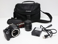 Canon EOS Rebel T2i DSLR Camera Kit With 18- 55mm Lens Bag Case Charger Battery