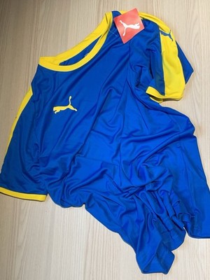 Puma Shirt blau-gelb Größe XL, 703 417 16