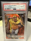 2024 Bowman Best - Paul Skenes (RC) Orange Refractor #/25 PSA 10