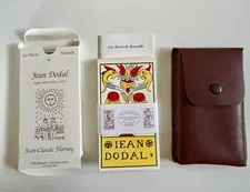 Hand printed stenciled Marseilles Dodal tarot Flornoy. Rare HTF 22 Cards  France