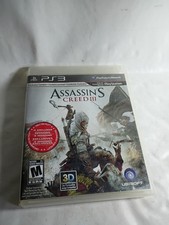 Assassin's Creed III Sony PlayStation 3, PS3, 2012 Complete CIB Ubisoft