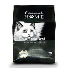 Non-Clumping Natural Pine Wood Cat Litter Pellets W/ Eco-Friendly  Low Tracking