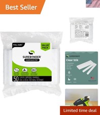 Clear Full Size All Purpose Glue Sticks- 50 Sticks USA Made 0.24 per gallon