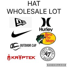 Venta al por mayor 20 sombreros lote de reventa Nike, Bass Pro Shop, MLB, NFL, camuflaje, gorras New Era nuevas