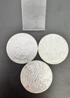 Lot of 3 2026 American Silver Eagle $1 1oz BU Coin .999 Fine Silver Brilliant Un