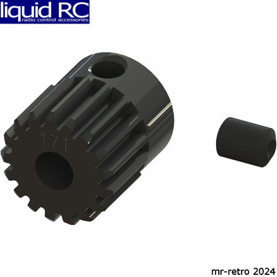ARRMA Ritzel 17T 0.5 MOD – CNC-gefräst, Für 2,3 Mm Motorwelle, Inkl. Stellschraube