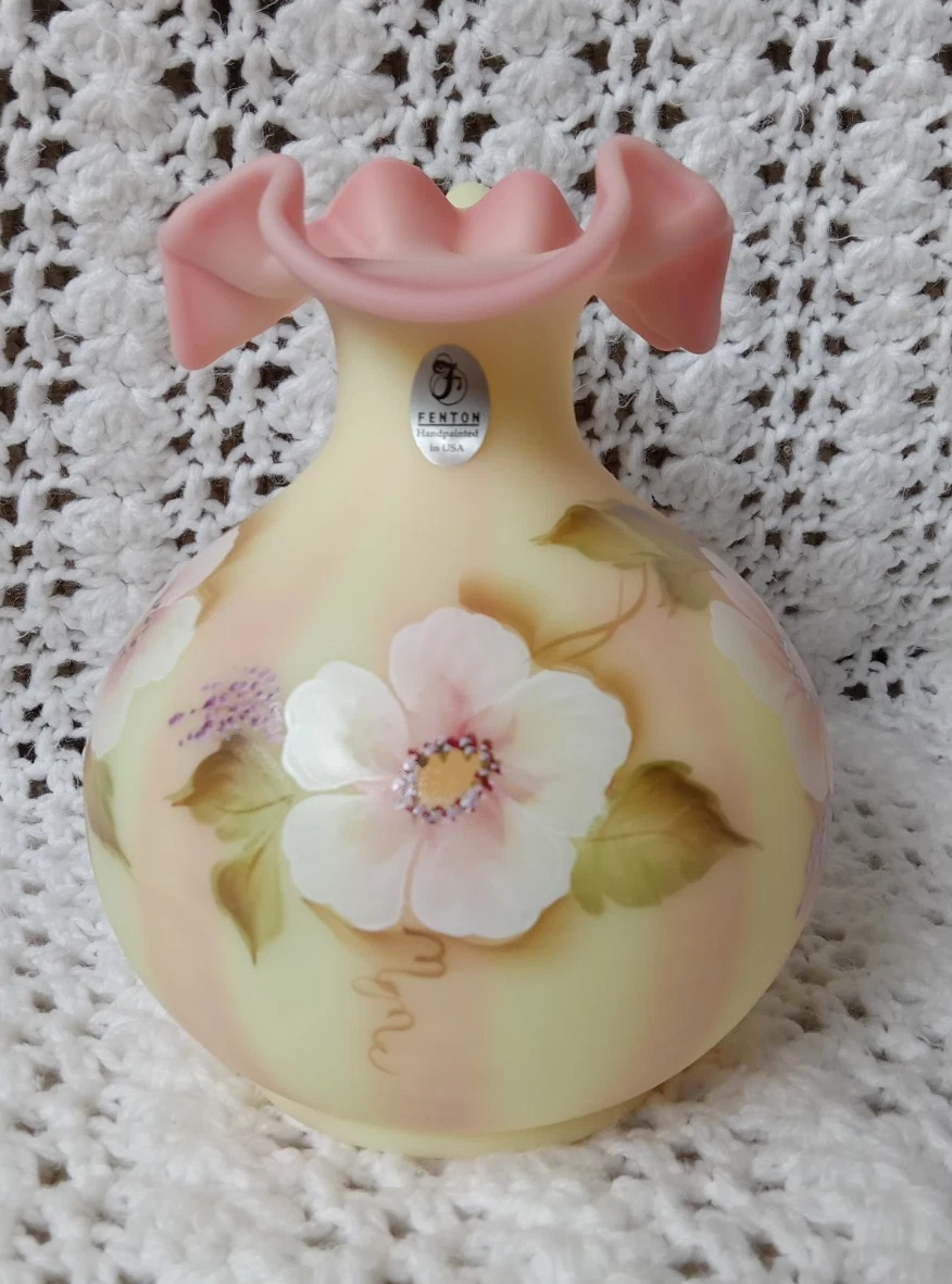 Fenton Burmese Pitcher for sale | eBay