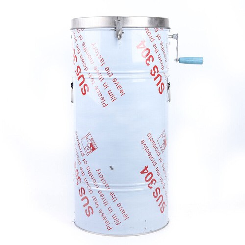 NEU Manuelle Honigschleuder 2 Rahmen Imkerei Ausrüstung 304 Edelstahl - Bild 11 von 12