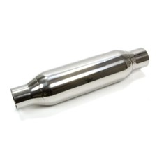 Moroso 94054 Muffler Spiral Flow Stainless Steel 2.5 Inletoutlet