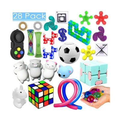 28 Pack Sensory Toys Set, Relieves Stress and Anxiety ...