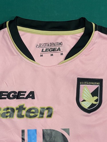 MAGLIA CALCIO PALERMO MAZZOTTA MATCH WORN INDOSSATA VS PADOVA LEGEA 2018/19 - Imagen 4 de 10