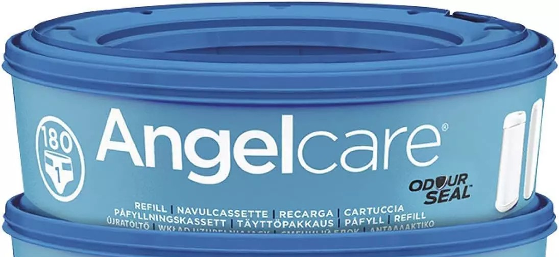 Angelcare - Nappy bin Refill Cassettes - Compatible with Angelcare Nappy System