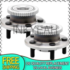 Pair (2) Front Wheel Bearing & Hubs Assembly For 2015 - 2020 Ford Mustang 5 Lugs
