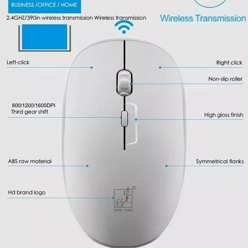 8810 Ergonomic Keyboard Mouse Set, For Windows/Mac/LinuxDPI Switching Comfortab - Image 2 of 4