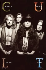 Vintage The Cult Earth Soul Rock Roll Group Shot 8154 Winterland Poster 35 x 23