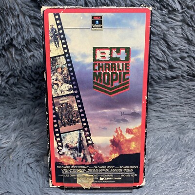 84 Charlie Mopic VHS Tape 1989 Richard Brooks Byron Thames Movie