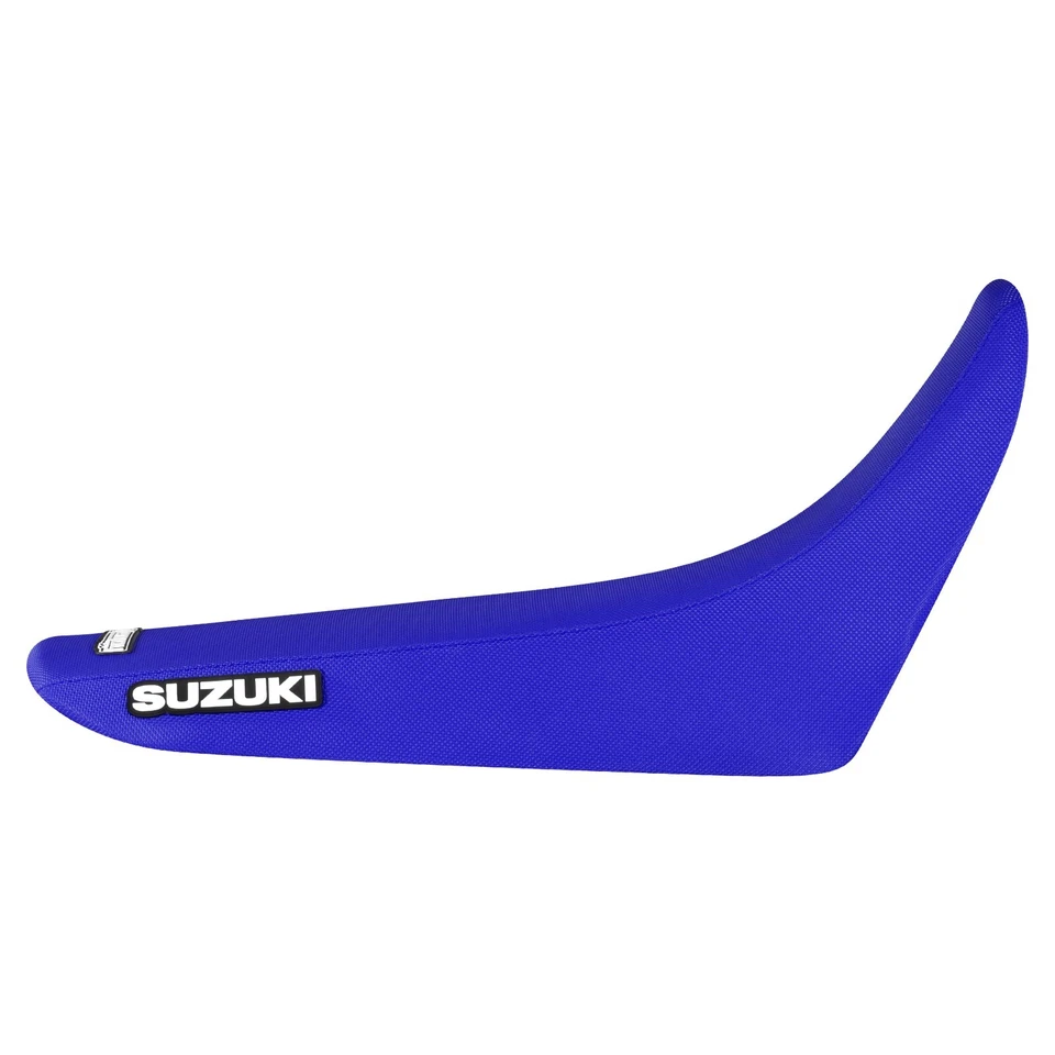 Cubierta de asiento con pinza Suzuki DR 650 2001-2024 todo azul estándar #244 logotipo Foto 2 de 4