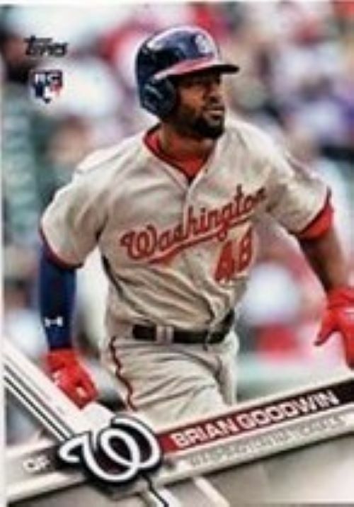 2017 Brian Goodwin #289 Rookie Baseball Card (Topps)