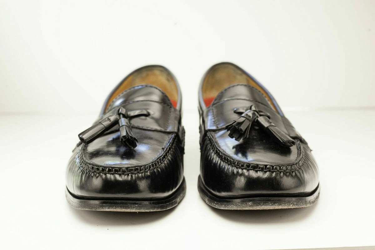 Authentic Cole Haan men’s designer black leather tassel loafers Sz 9.5 Amazon.com | Cole Haan Pinch Tassel Black 6.5 E (M)/Wide  main image 3
