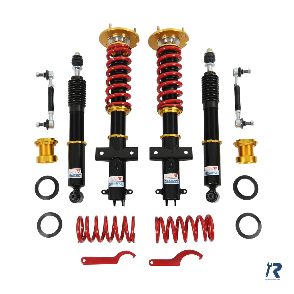 Kits de resortes de suspensión Coilovers Puntales Ajustable Altura apta para Ford Mustang 05-14 Foto 2 de 4