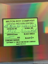 Milton Roy Precision Grating 1800 Grooves/mm 60x60x10 mm 35-83-06-330