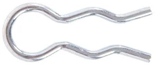 3672 3/8-Inch External Hair Pin Clip Zinc Plated 25-Pack