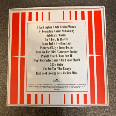 ザ・フー The Who CD 「Singles Box」 The Who / The 1st Singles Box / 2004 Universal - Polydor