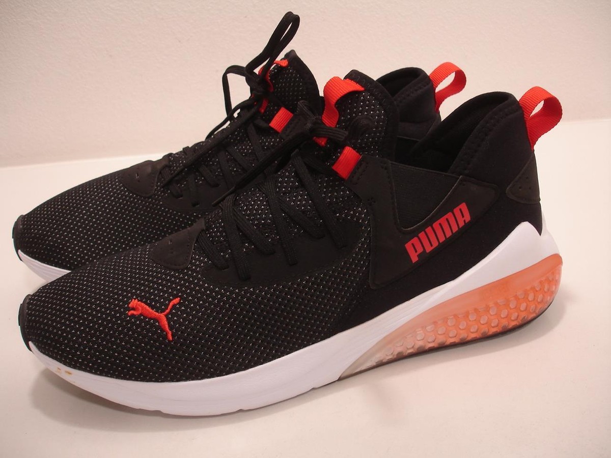 Men's 13 M PUMA Cell Vive Fade 194369-01 Low Top Running Shoes Black Red  White | eBay